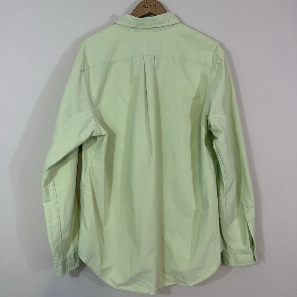 RALPH LAUREN Mint Light Green Long Sleeve Button-Down Shirt Size XL